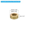 thumbnail image 2 of M6 Brass Spacers, 5 Pcs Metal Spacer Brass 6mm ID x 10mm OD x 4mm L Screw Standoff for 1/4inch or M6 Screw Bolts, 2 of 5