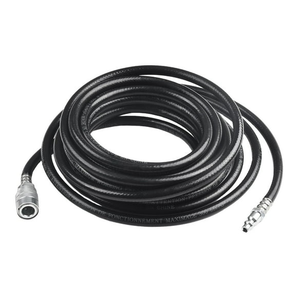 24.6ft PVC Pneumatic Air Compressor Hose Accessory With Quick Connect Air Hose