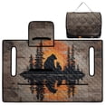 thumbnail image 5 of Whosucclay Deer Wood Grain Club Car Seat Covers, 51.18 x 30.3 inches 4 Storage Pockets Golf Cart Seat Blanket with Quick Dry, 5 of 9
