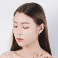 thumbnail image 2 of HANXIULIN Shiny Zircon Earrings Exquisite Jewelry Sparkling Earrings Studs Fashion Jewelry Girls for Women Girls, 2 of 3