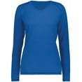 thumbnail image 2 of Augusta Sportswear Ladies Super Soft-Spun Poly Long Sleeve Tee, 2 of 5