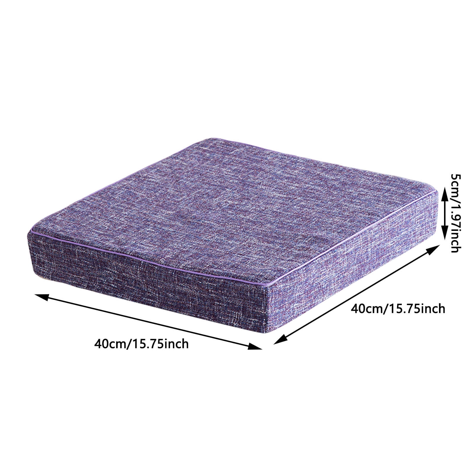 16inch Thickened Sofa Cushion - Foam & Polyester, Washable, for Indoor/Meditation