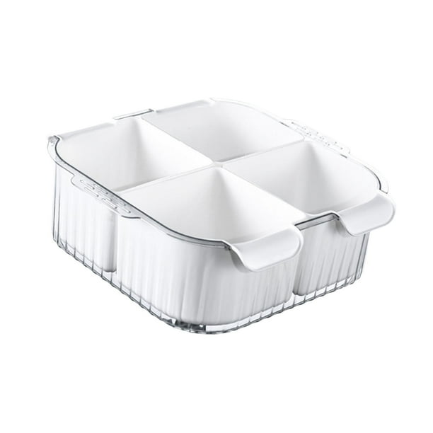 Cesta de Drenaje Dividida Macarena para Lavado de Verduras 29,5 x 10 cm
