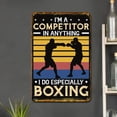 thumbnail image 3 of Placa de Metal Vintage Wdftyju Rectangular de boxeo 20x30cm, 3 of 9