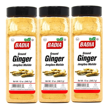 Badia Ground Ginger, 12 oz - Palatize Pack of 3