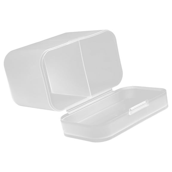 Makeup Sponge Organizer Lidded Cotton Pads Box Organizer Cotton Swabs Container