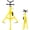 yellow, variant on 2-Pack V-Head Pipe Jack Stand,28"-52" Adjustable Height Pipe Stand Fits 1/2" - 12" Pipe Capacity w/ 2500LB Load Capacity for Vehicle Supporting and Lifting