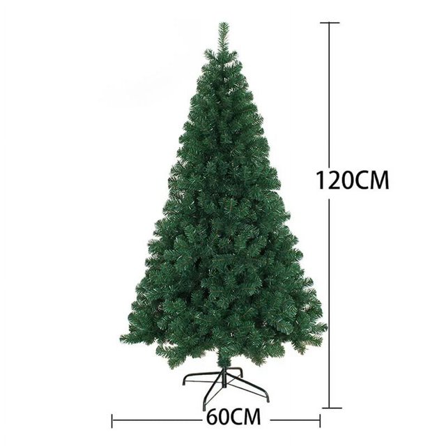 0.6-1.2m Christmas Tree Premium Hinged Spruce Full Tree Artificial with Solid Metal Stand Xmas Tree for Holiday Indoor Decor
