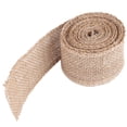 thumbnail image 3 of Natural Burlap Roll Burlap Roll Burlap Fabric Roll Burlap Ribbon, Yellow Burlap Roll Jute Hessian Fabric, 3Types Burlap Banner, For Making Christmas Party For Ornaments, 3 of 8