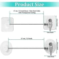 thumbnail image 3 of 4 Pieces Fridge Lock Refrigerator Lock With 8 Key, Freezer Lock Child Safety Cabinet Lock With Adhesive For Kitchen Appliance, Openable Furniture, Sli, 3 of 3