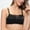 black, variant on Women's Lace Push-up Cami Stretch Lace Half Cami Breathable Lace Bralette Underwear With Tube Top Design Three Rows of Buckles
