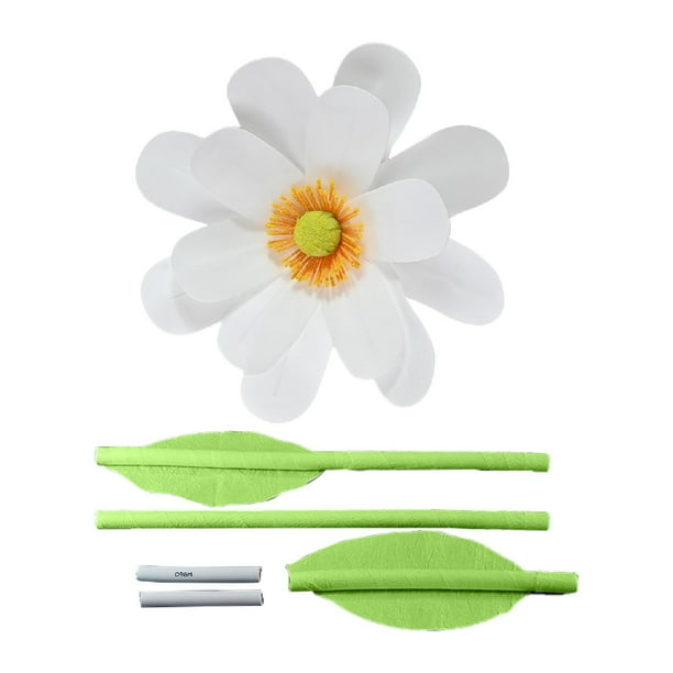 27.5 pulgadas Decoración de flores de crisantemo artificial para la fiesta de cumpleaños fácilmente instalar accesorios de fotografía hechos a mano