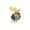 B, variant on Solar Bee Garden Decor Metal Outdoor Lantern Sculpture with Integrated LED Light for Yard Patio Lawn Pathway Courtyard