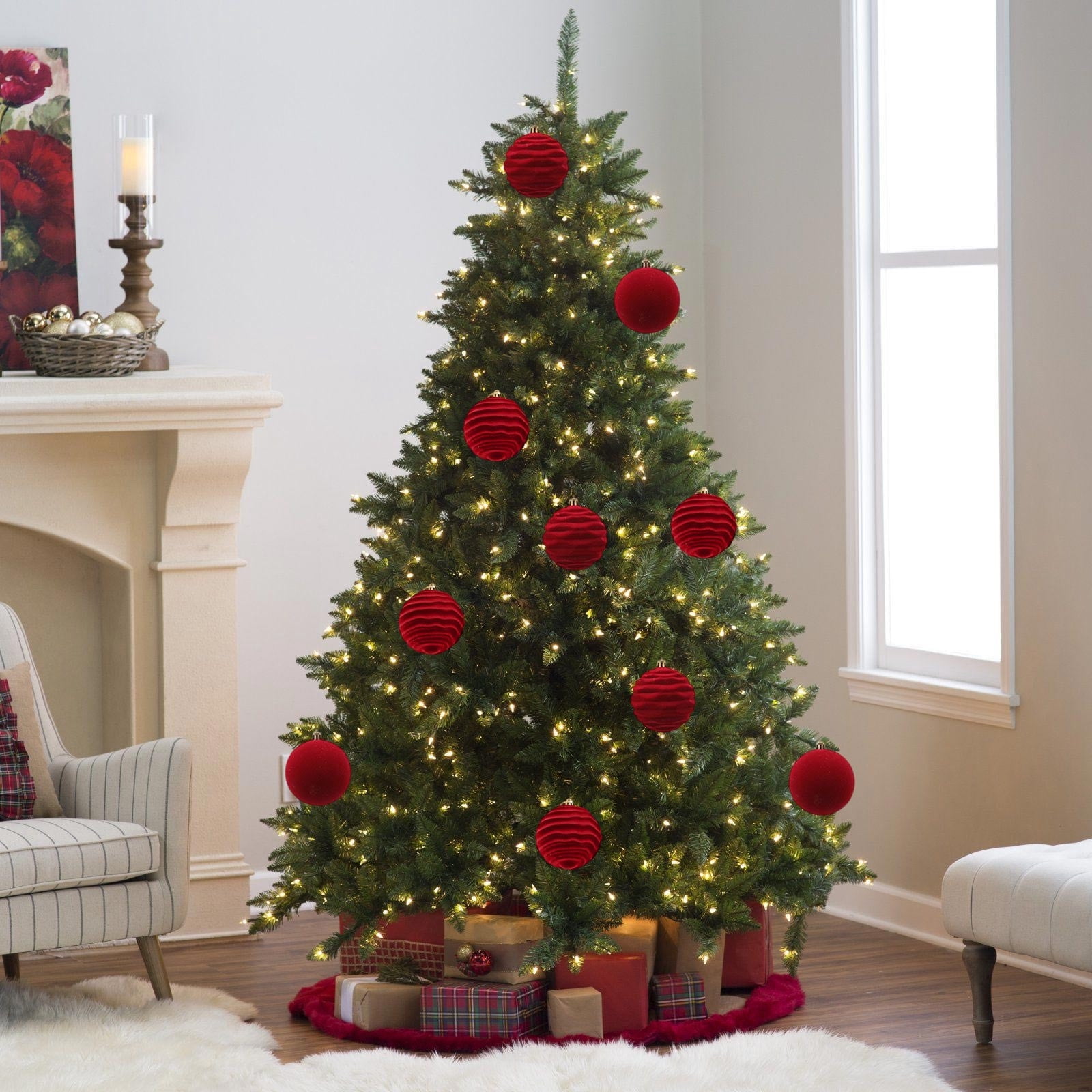 Lot De 15 Boules De Noël Floquées Macaron - Décorations Sapin Douces, Tons Roses, Verts, Bleus - Flanelle, Design Moderne - 3
