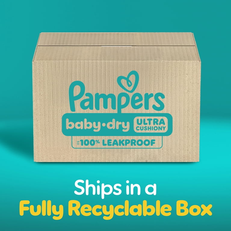 Free Shipping! Pampers Baby Dry Diapers Size 1 252 Count Leakproof