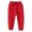 Red, variant on Long Pants for Girls Boys, Autumn Winter Sports Sweatpants with Pocket Ribbed Drawstring Elastic Waist Jogger Relax Fit Running Track Pants