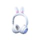 thumbnail image 1 of Auriculares LED Micro USB Recargable Control de volumen Auriculares Compatible con Bluetooth Sonido Oficina portátil Niños Auricular Blanco AweSitey EL005377-05B, 1 of 2