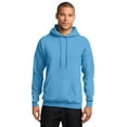 thumbnail image 1 of Port & Company ®  - Core Fleece Pullover Hooded Sweatshirt. Pc78h M Aquatic Blue, 1 of 1