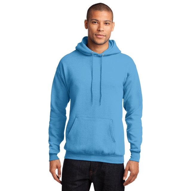 Port & Company ® - Core Fleece Pullover Hooded Sweatshirt. Pc78h M Aquatic Blue