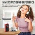 thumbnail image 6 of Pocket Radio AM FM, Mini Portable Radios, Transistor Radios with USB-C Charging& Battery Operated, Excellent Reception& Clear Speaker and Headphone Jack, Back Clip, Flashlight for Senior and kids, 6 of 6