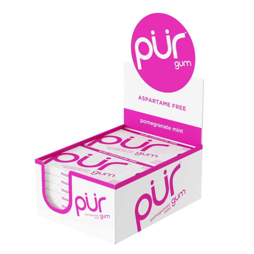 PUR Gum, Sugar Free, 100 Xylitol, Vegan, Aspartame Free, Gluten Free