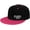 Pink, variant on Paris Flat Bill Hats Contrast Hip Hop Baseball Cap Unisex Snapback Rock Caps