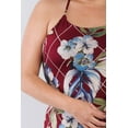 thumbnail image 3 of Plus Size Criss-cross Open Back Mini Floral Print Dress, 3 of 4