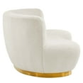 thumbnail image 3 of Modway Kindred Boucle Upholstered Upholstered Fabric Sofa in Gold Ivory, 3 of 8