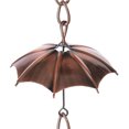 thumbnail image 6 of Rain Chains Metal Decorative Umbrella Rain Chain Bell 72" Rain Collector for Gutters, 6 of 7