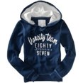 thumbnail image 1 of Aeropostale Varsity Sudadera con capucha para mujer, azul, grande, 1 of 1