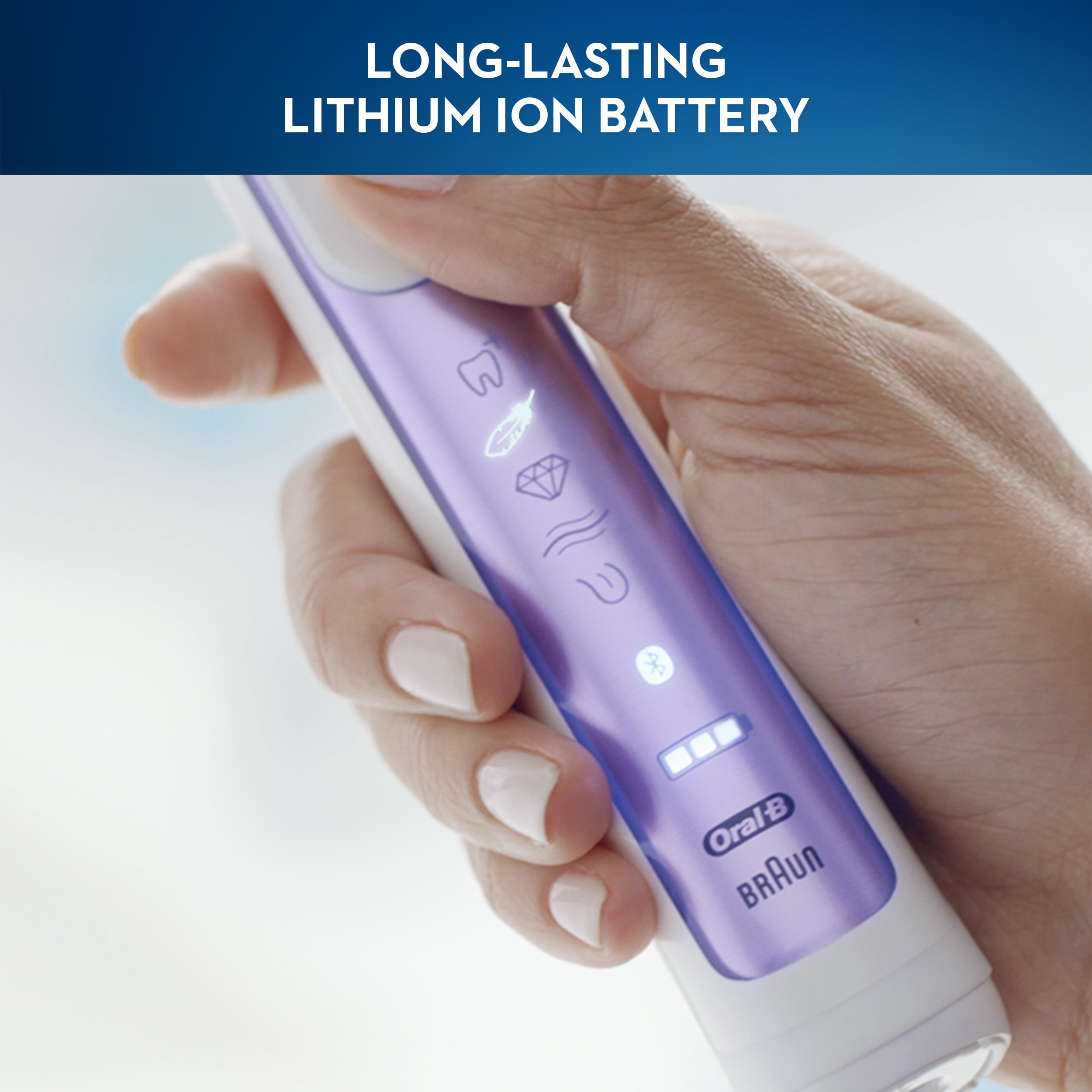 purple oral b electric toothbrush