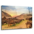 thumbnail image 2 of Epic Art 'Old Trail Town' by Lori Deiter Acrylic Glass Wall Art, 36"x24", 2 of 8