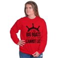 thumbnail image 4 of I Like Big Boats and I Cannot Lie Unisex Plus Size Sweatshirt Brisco Brands 3X, 4 of 6