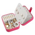 thumbnail image 7 of Unique Bargains Jewelry Box Small PU Leather Jewelry Organizer Case Storage Display Holder Rose Red, 7 of 7