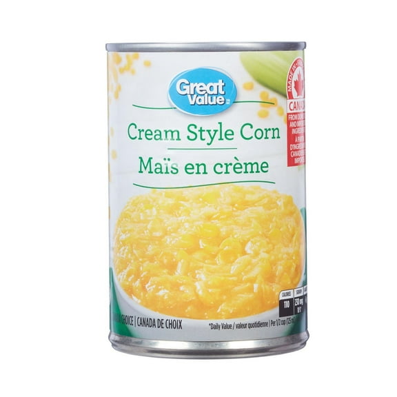 Great Value Cream Style Corn, 398 mL