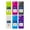 Bright Colored Assortment, variant on BAZIC Bright Color Slider Pencil Case, for Student School Supplies, 36-Pack