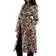 thumbnail image 4 of Jess by Meiko Abrigos para Mujer Ante Sintético Estampado de Leopardo con Cinturón Trench M Beige, 4 of 5