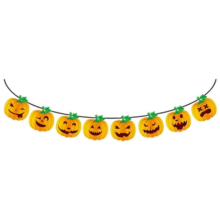 

Zenghuiiii Chandelier Ornament for Car Pumpkin Flag Pendant