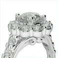 thumbnail image 5 of 2.80 Ct Brilliant Cut Round Natural Moissanite Diamond Wedding Rings for her Fine 14K White Gold, 5 of 8