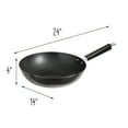 thumbnail image 6 of Joyce Chen Professional Series 12-Inch Carbon Steel Excalibur Nonstick Stir Fry Pan with Phenolic Handle, 6 of 7