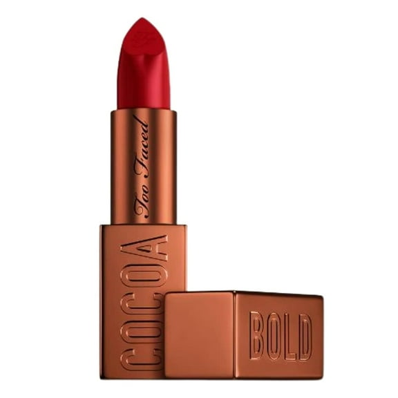Too Faced Cocoa Bold Em-Power Cream Lipstick - Chocolate Lava (Cranberry Red)