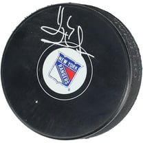 Henrik Lundqvist New York Rangers Autographed Hockey Puck - Fanatics Authentic Certified