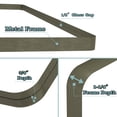 thumbnail image 5 of VIPLOOK Framed Wall Mounted Bathroom Vanity Mirror 55" * 36" - Brushed Bronze, 5 of 11