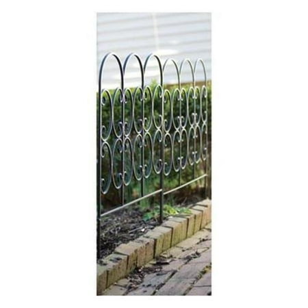 Panacea Garden Edge - Panacea Triple Arch Garden Edge Black