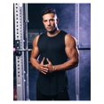 thumbnail image 5 of Men'S Sleeveless Shirts Quick Dry Tank Tops For Men Sun Protection Upf 50+ Athletic Gym Workout Muscle Shirts Gym Training Athletic Vest Shirt Black L, 5 of 6