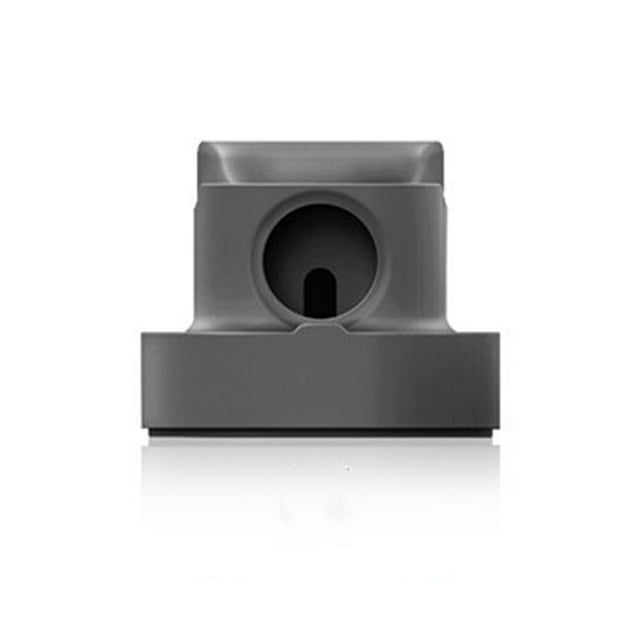 Support de Charge pour Téléphone Intelligent Écouteurs Station de Charge Portable de Voyage Anti-Rayures Support de Montre Base Noir