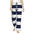 thumbnail image 2 of Kdxio Women's Comfy Stretch AnchorsPrint Drawstring Pajama Pants-X-Large, 2 of 9