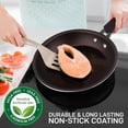 thumbnail image 7 of 8'' Small Fry Pan - Non-Stick High-Qualified Kitchen Cookware, Safe for Gas, Electric, Ceramic & Induction Counter Cooktops (Works with Models: NCCW14SBR & NCCW20SBR) - NutriChef NCCW14SBRSFP, 7 of 7