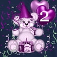 thumbnail image 3 of CafePress - BIRTHDAY AGE: 2 (Purple) Dark T Shirt - Men's Classic Graphic Cotton T-Shirt, 3 of 4