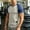 Navy, variant on DagobertNiko Mens T-Shirts V-Neck Color Block Slim Fitted Breathable Quick Dry High Elastic Sports Summer Top for Gym
